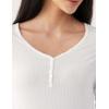 GYS Premium Women’s Nightgowns Bamboo Viscose Breathable and Stylish Long Sleeve Sleep Dress for All-day Comfort(White)