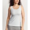 GYS Women Tank Top Bamboo Viscose Cool-Breathable Comfort Cloud-Soft Casual Sleeveless Pajama Tops(Breezy Blue)