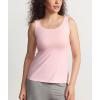 GYS Women Tank Top Bamboo Viscose Cool-Breathable Comfort Cloud-Soft Casual Sleeveless Pajama Tops(Pink)
