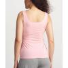 GYS Women Tank Top Bamboo Viscose Cool-Breathable Comfort Cloud-Soft Casual Sleeveless Pajama Tops(Pink)