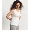 GYS Women Tank Top Bamboo Viscose Cool-Breathable Comfort Cloud-Soft Casual Sleeveless Pajama Tops(White)