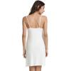 GYS Women’s Bamboo Viscose Full Slips for Under Dresses Soft Adjustable Spaghetti Straps Cami Slip Dress(A- White)