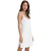 GYS Women’s Bamboo Viscose Full Slips for Under Dresses Soft Adjustable Spaghetti Straps Cami Slip Dress(A- White)