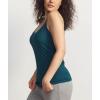 GYS Women’s Camisole Bamboo Viscose Breathable Summer Cool Lightweight Spaghetti Strap Pajama Top(Ink Blue)