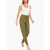 GYS Women’s Pajama Pants – Viscose Made from Bamboo, Joggers Pants with Pockets Comfy Lounge Sleep Pants Pj Bottoms(Avocado)