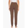 GYS Women’s Pajama Pants – Viscose Made from Bamboo, Joggers Pants with Pockets Comfy Lounge Sleep Pants Pj Bottoms(Brown)
