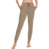 GYS Women’s Pajama Pants – Viscose Made from Bamboo, Joggers Pants with Pockets Comfy Lounge Sleep Pants Pj Bottoms(Camel)