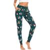 GYS Women’s Pajama Pants – Viscose Made from Bamboo, Joggers Pants with Pockets Comfy Lounge Sleep Pants Pj Bottoms(Christmas Green)