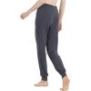 GYS Women’s Pajama Pants – Viscose Made from Bamboo, Joggers Pants with Pockets Comfy Lounge Sleep Pants Pj Bottoms(Dark Grey)