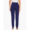 GYS Women’s Pajama Pants – Viscose Made from Bamboo, Joggers Pants with Pockets Comfy Lounge Sleep Pants Pj Bottoms(Deep Blue)
