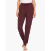 GYS Women’s Pajama Pants – Viscose Made from Bamboo, Joggers Pants with Pockets Comfy Lounge Sleep Pants Pj Bottoms(Ficus Red)