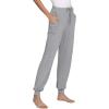GYS Women’s Pajama Pants – Viscose Made from Bamboo, Joggers Pants with Pockets Comfy Lounge Sleep Pants Pj Bottoms(Heather Grey)