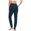 GYS Women’s Pajama Pants – Viscose Made from Bamboo, Joggers Pants with Pockets Comfy Lounge Sleep Pants Pj Bottoms(Indigo)