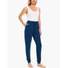 GYS Women’s Pajama Pants – Viscose Made from Bamboo, Joggers Pants with Pockets Comfy Lounge Sleep Pants Pj Bottoms(Ink Blue)