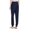 GYS Women’s Pajama Pants – Viscose Made from Bamboo, Joggers Pants with Pockets Comfy Lounge Sleep Pants Pj Bottoms(Navy)