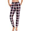 GYS Women’s Pajama Pants – Viscose Made from Bamboo, Joggers Pants with Pockets Comfy Lounge Sleep Pants Pj Bottoms(Navy Red Plaid)