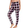GYS Women’s Pajama Pants – Viscose Made from Bamboo, Joggers Pants with Pockets Comfy Lounge Sleep Pants Pj Bottoms(Navy Red Plaid)