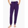 GYS Women’s Pajama Pants – Viscose Made from Bamboo, Joggers Pants with Pockets Comfy Lounge Sleep Pants Pj Bottoms(Purple)