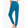 GYS Women’s Pajama Pants – Viscose Made from Bamboo, Joggers Pants with Pockets Comfy Lounge Sleep Pants Pj Bottoms(Teal Blue)