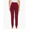 GYS Women’s Pajama Pants – Viscose Made from Bamboo, Joggers Pants with Pockets Comfy Lounge Sleep Pants Pj Bottoms(Wine)