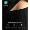GYS Women’s Pajama Set Bamboo Viscose Cloud-Soft Long Sleeve Year-round Comfort Sleep Sets(Black)
