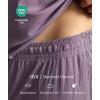 GYS Women’s Pajama Set Bamboo Viscose Cloud-Soft Long Sleeve Year-round Comfort Sleep Sets(Purple)