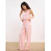 GYS Womens Pajama Set Bamboo Viscose Tank Top and Pants Soft 2 Piece Sleep Sets(Pink Floral)