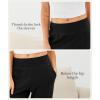 GYS Women’s Sweatpants with Pockets, Ultra-Soft Stretch Casual Joggers Pants for Lounge, Yoga, Travel(Black)