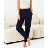 GYS Women’s Sweatpants with Pockets, Ultra-Soft Stretch Casual Joggers Pants for Lounge, Yoga, Travel(Dark Navy)