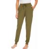 GYS Women’s Pajama Pants – Viscose Made from Bamboo, Joggers Pants with Pockets Comfy Lounge Sleep Pants Pj Bottoms(Avocado)