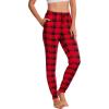 GYS Women’s Pajama Pants – Viscose Made from Bamboo, Joggers Pants with Pockets Comfy Lounge Sleep Pants Pj Bottoms(Red Plaid)