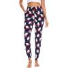 GYS Women’s Pajama Pants – Viscose Made from Bamboo, Joggers Pants with Pockets Comfy Lounge Sleep Pants Pj Bottoms(Santa Claus Navy)