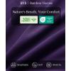 GYS Bamboo Viscose Women Pajama Sets Short Sleeve Top and Capri Pants 2 Piece Casual Lounge Sets(Deep Purple)
