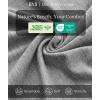 GYS Bamboo Viscose Women Pajama Sets Short Sleeve Top and Capri Pants 2 Piece Casual Lounge Sets(Heather Grey)