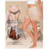 GYS Slip Shorts Culotte for Women Split Skirt Lace Pettipants Bloomer(Nude)