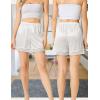 GYS Slip Shorts Culotte for Women Split Skirt Lace Pettipants Bloomer(White)