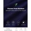 GYS Women’s Bamboo Viscose Nightgowns Crewneck 3/4 Sleeve Sleepwear Comfy Night Shirt Sleep Dress(Navy)