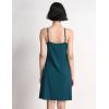 GYS Women’s Full Slips Soft Bamboo Viscose Adjustable Spaghetti Straps Sleeveless Nightgowns(Ink Blue)