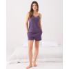 GYS Women’s Pajama Sets Bamboo Viscose Camisole Tops and Shorts Soft 2 Piece Sleepwear(Air Purple)