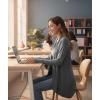 LazyCozy Women’s Lightweight Long Sleeve Draped Cardigan Slouchy Open Front Cover Up Stretch Jersey Sweater(Dark Heather Grey)