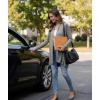 LazyCozy Women’s Lightweight Long Sleeve Draped Cardigan Slouchy Open Front Cover Up Stretch Jersey Sweater(Heather Grey)