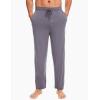 GYS Bamboo Viscose Mens Pajama Pants Soft Comfy Drawstring Sleep Lounge Bottoms with Pockets