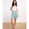 GYS Pajama Shorts for Women Bamboo Viscose Soft Comfy Lounge Pj Bottoms with Pockets(​turquoise)