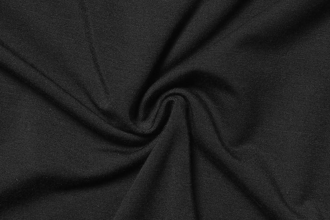 imageGYS Womens Bamboo Viscose Camisole Undershirt Adjustable Spaghetti Strap Layering Tank TopBlack