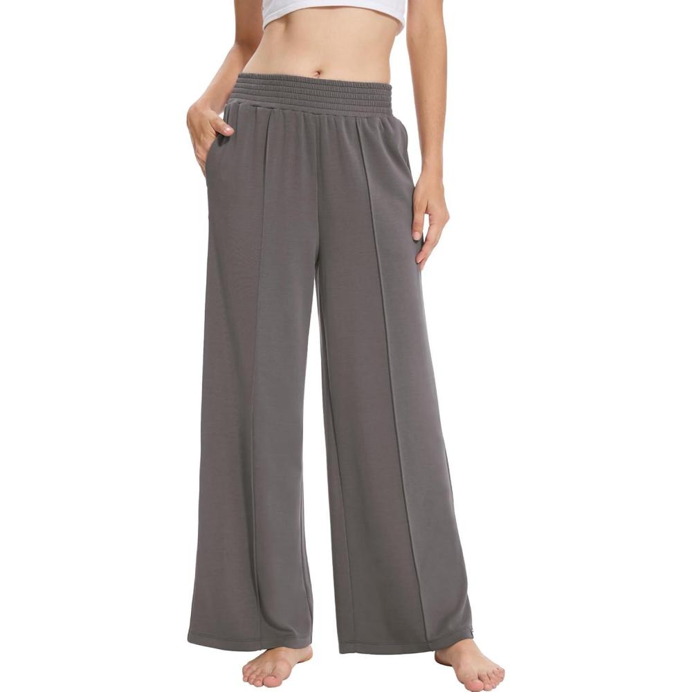 imageGYS Womens Sweatpants with Pockets Lightweight Straight Leg Lounge Pants