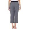 GYS Bamboo Viscose Capri Pajama Pants for Women Soft Summer Lounge Pants with Pockets(Heather Grey)