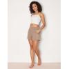 GYS Bamboo Viscose Pajama Shorts for Women, Casual Micro Mini Lounge Shorts, Soft Comfy Sleep Bottoms(Camel)