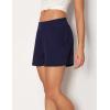 GYS Bamboo Viscose Pajama Shorts for Women, Casual Micro Mini Lounge Shorts, Soft Comfy Sleep Bottoms(Navy)