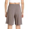 GYS Bamboo Viscose Pajama Shorts for Women Soft Summer Sleep Shorts with Pockets(Camel)