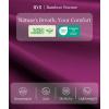 GYS Bamboo Viscose Sleeveless Nightgowns for Women, Soft Tank Top Sleep Shirt, Lightweight Sleepwear Comfy Nightdress Pajamas(Dark Purple)